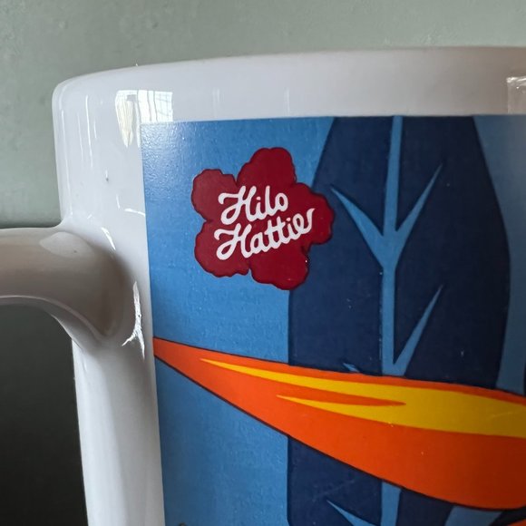 Set of 2 Vintage Hilo Hattie Mugs ~ Bird Of Paradise ~ Red Hibiscus - Picture 6 of 14